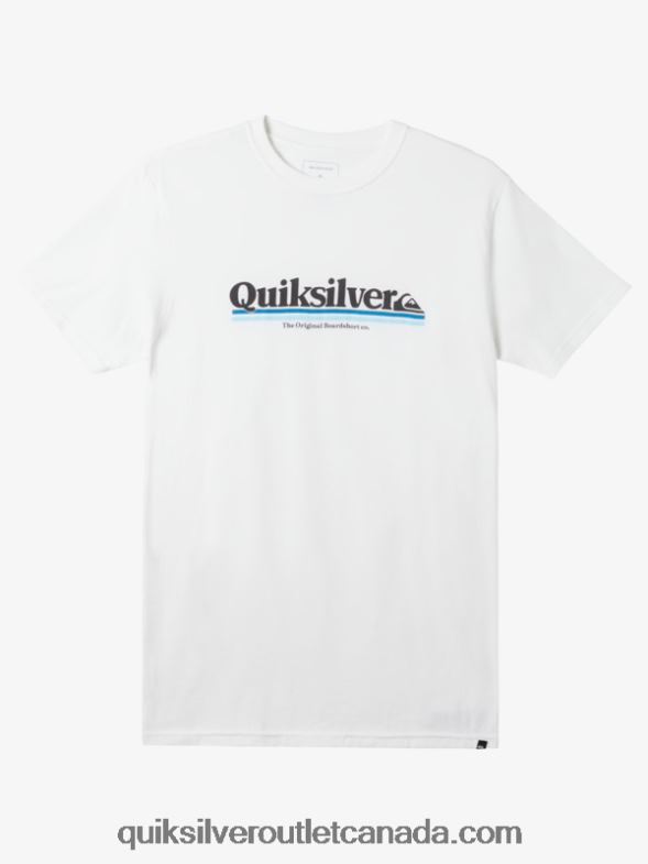 CA Quiksilver Men Between The Lines T-shirt white TX4R2978
