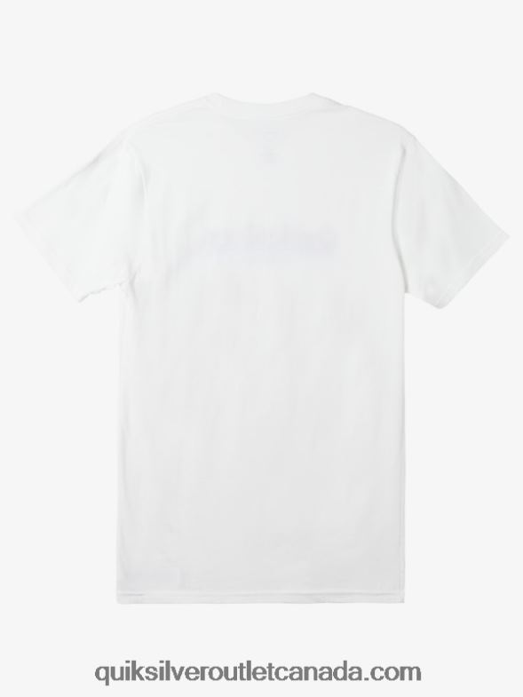 CA Quiksilver Men Between The Lines T-shirt white TX4R2978
