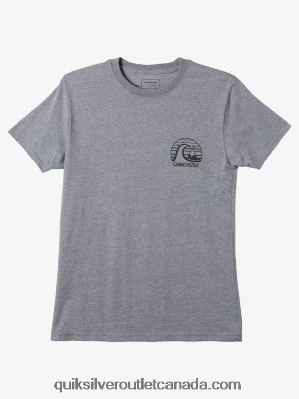 CA Quiksilver Men Bold Move Mod T-shirt medium grey heather TX4R21138