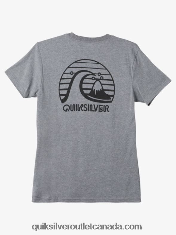 CA Quiksilver Men Bold Move Mod T-shirt medium grey heather TX4R21138