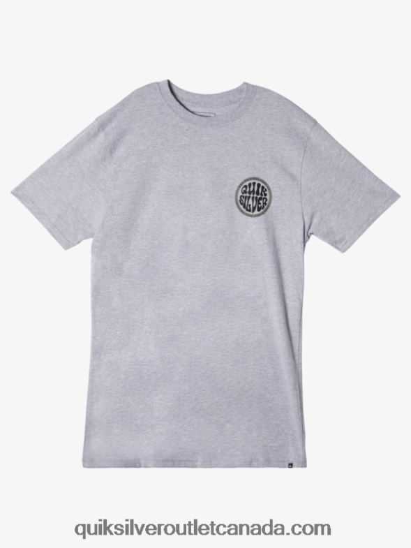 CA Quiksilver Men Bolder Type T-Shirt athletic heather TX4R248