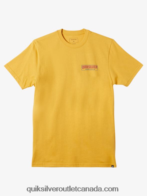 CA Quiksilver Men Break Time T-shirt bright gold TX4R21193