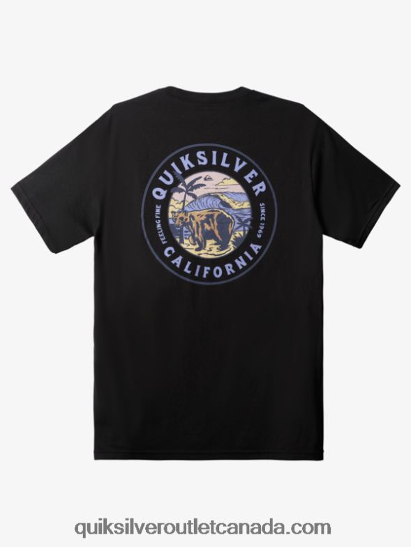 CA Quiksilver Men CA Stand Alone T-Shirt black TX4R21515