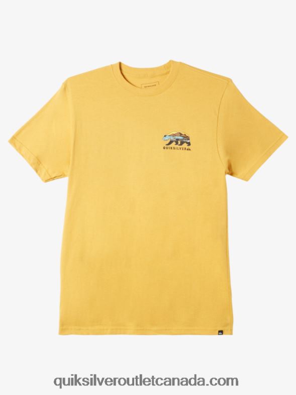 CA Quiksilver Men California Sunshine T-shirt bright gold TX4R21183