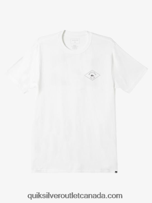 CA Quiksilver Men Circled Line T-shirt white TX4R21119