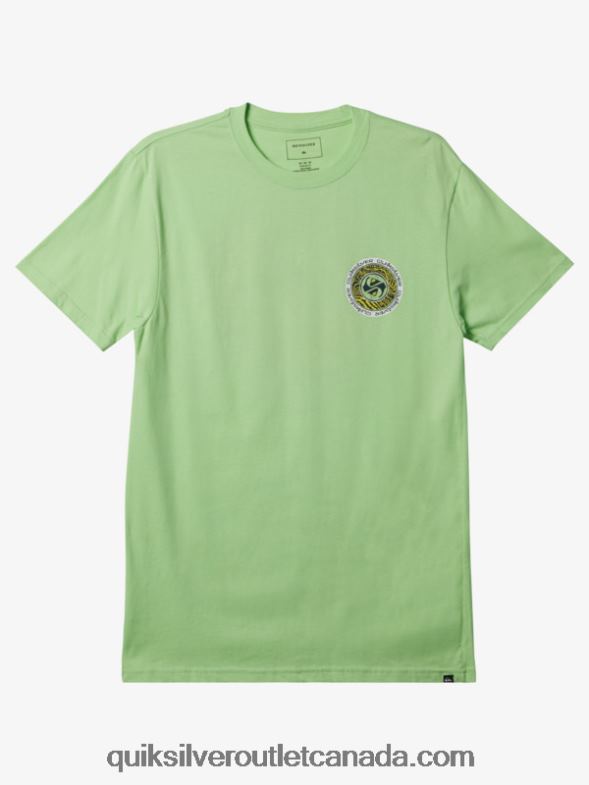 CA Quiksilver Men Circles End T-Shirt paradise green TX4R2306