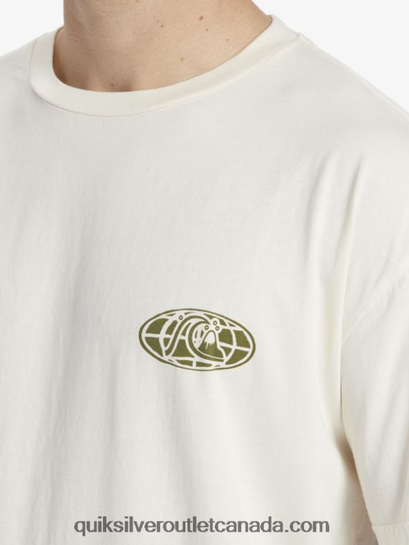 CA Quiksilver Men Clear Mind T-Shirt birch TX4R2741