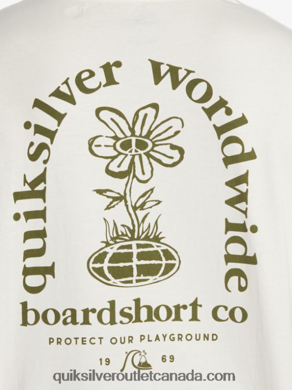 CA Quiksilver Men Clear Mind T-Shirt birch TX4R2741