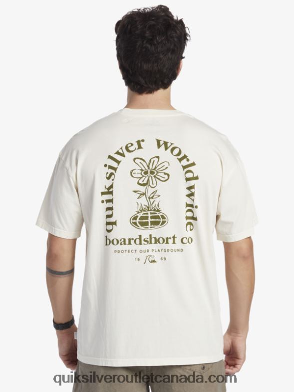 CA Quiksilver Men Clear Mind T-Shirt birch TX4R2741
