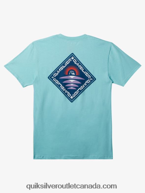 CA Quiksilver Men Clearview T-Shirt angel blue TX4R2393