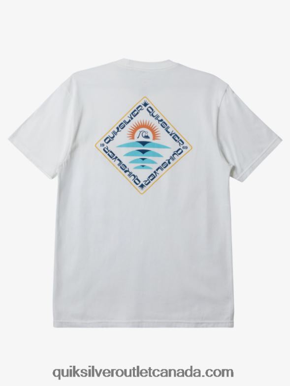 CA Quiksilver Men Clearview T-Shirt white TX4R2394