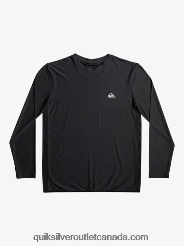 CA Quiksilver Men Coast Runner Long Sleeve T-Shirt phantom heather TX4R21348