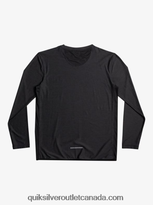 CA Quiksilver Men Coast Runner Long Sleeve T-Shirt phantom heather TX4R21348
