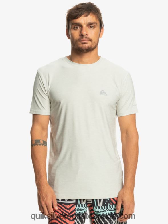 CA Quiksilver Men Coast Runner T-Shirt gray violet heather TX4R21329