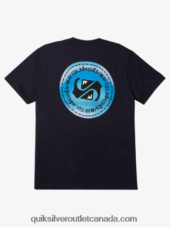 CA Quiksilver Men Color Flow T-shirt navy blazer TX4R21202