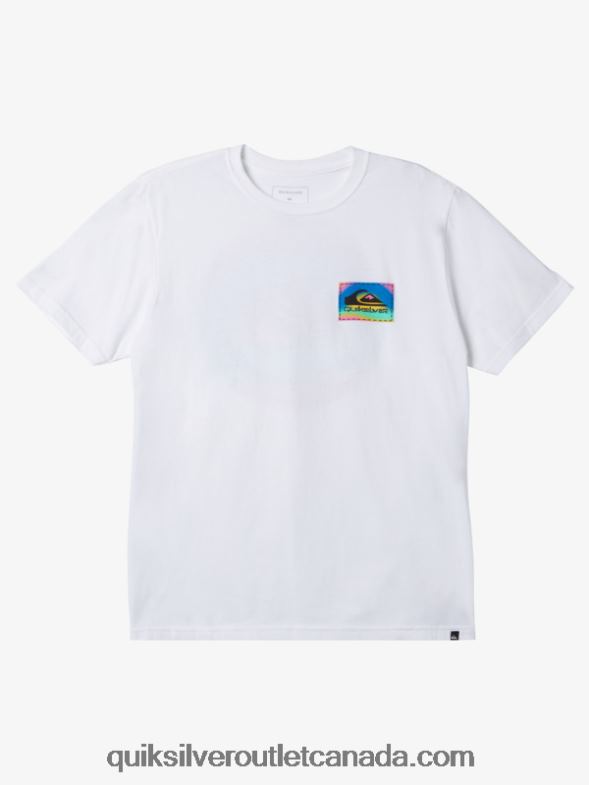 CA Quiksilver Men Color Flow T-shirt white TX4R21205