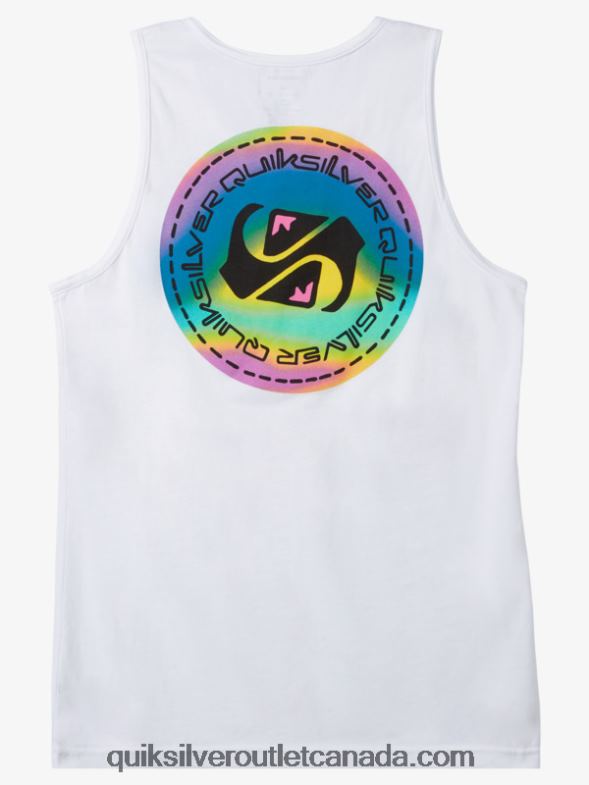 CA Quiksilver Men Color Flow T-shirt white TX4R21332