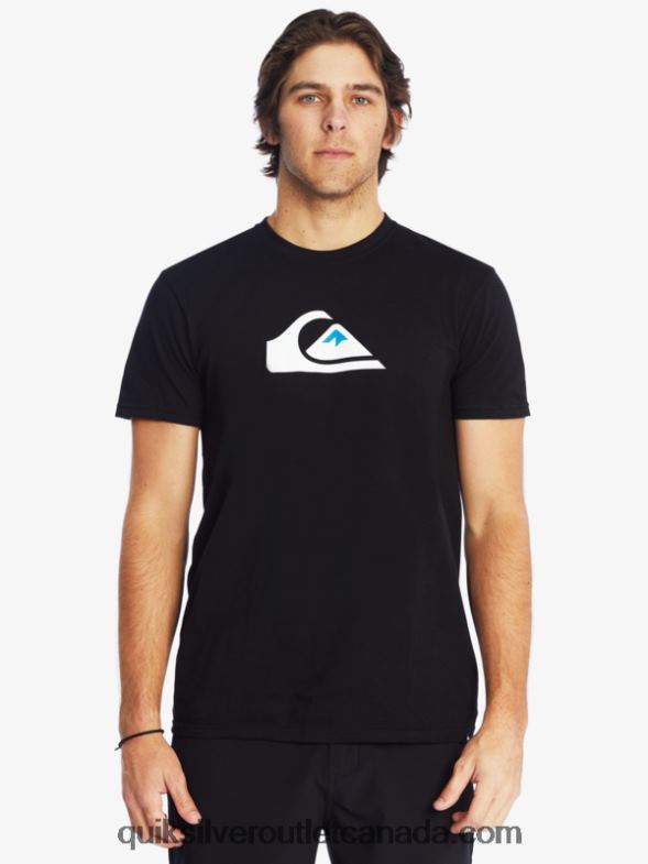 CA Quiksilver Men Comp Logo T-Shirt black TX4R21383
