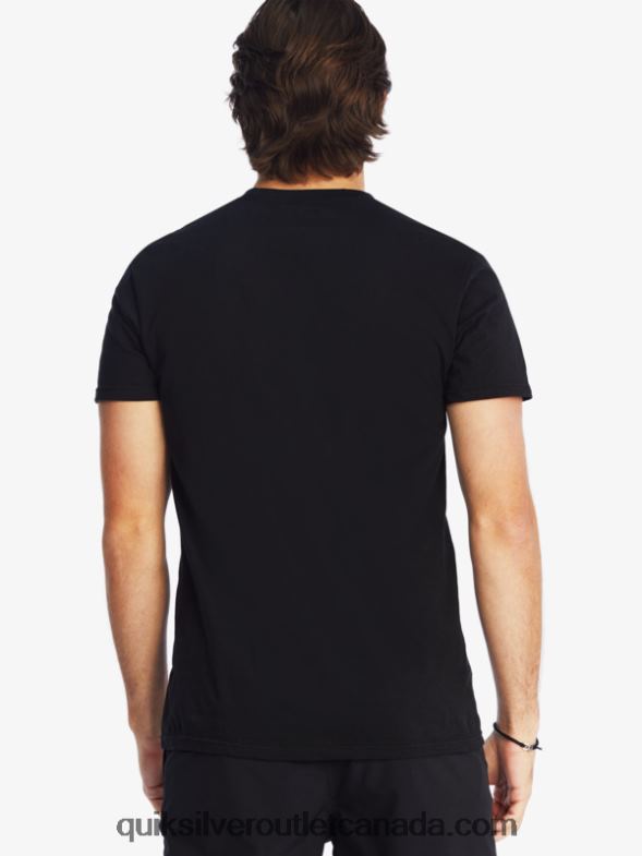 CA Quiksilver Men Comp Logo T-Shirt black TX4R21383