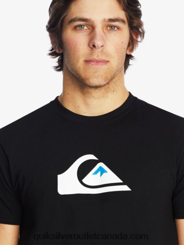 CA Quiksilver Men Comp Logo T-Shirt black TX4R21383
