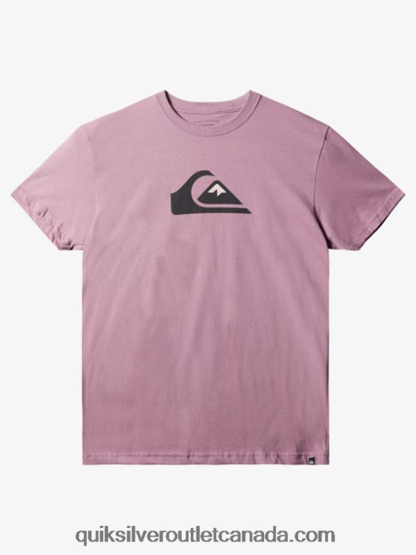 CA Quiksilver Men Comp Logo T-Shirt dusty orchid TX4R21388