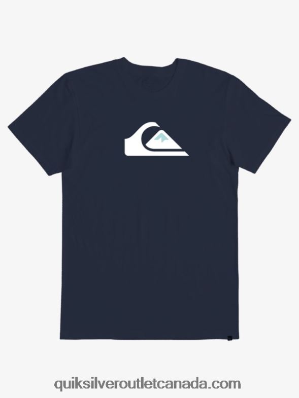 CA Quiksilver Men Comp Logo T-Shirt navy blazer TX4R21382