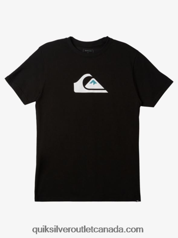 CA Quiksilver Men Comp Logo T-shirt black TX4R2189
