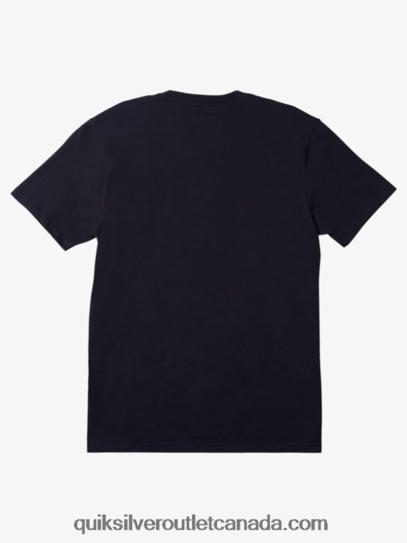 CA Quiksilver Men Comp Logo T-shirt navy blazer TX4R2188