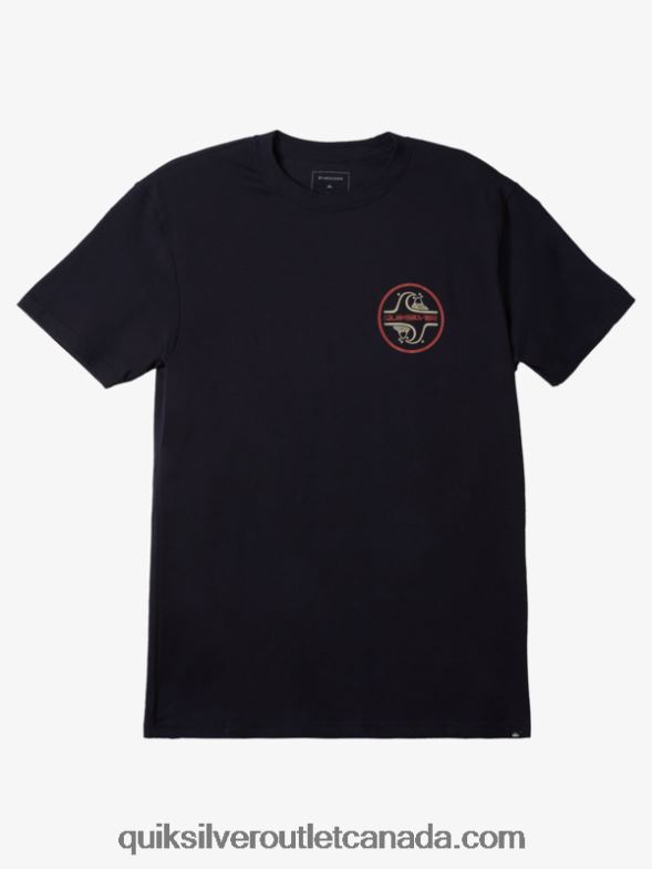 CA Quiksilver Men Core Bubble T-shirt navy blazer TX4R21025