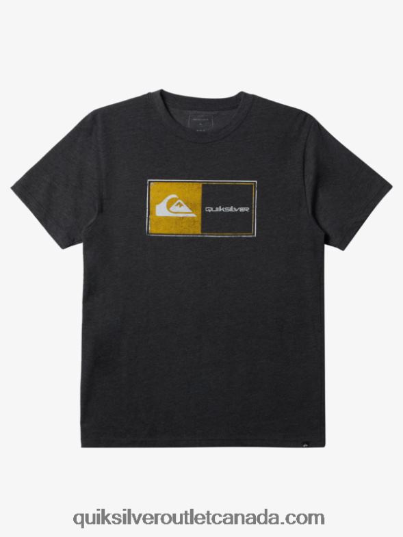 CA Quiksilver Men Core Lockup T-Shirt charcoal heather TX4R2159
