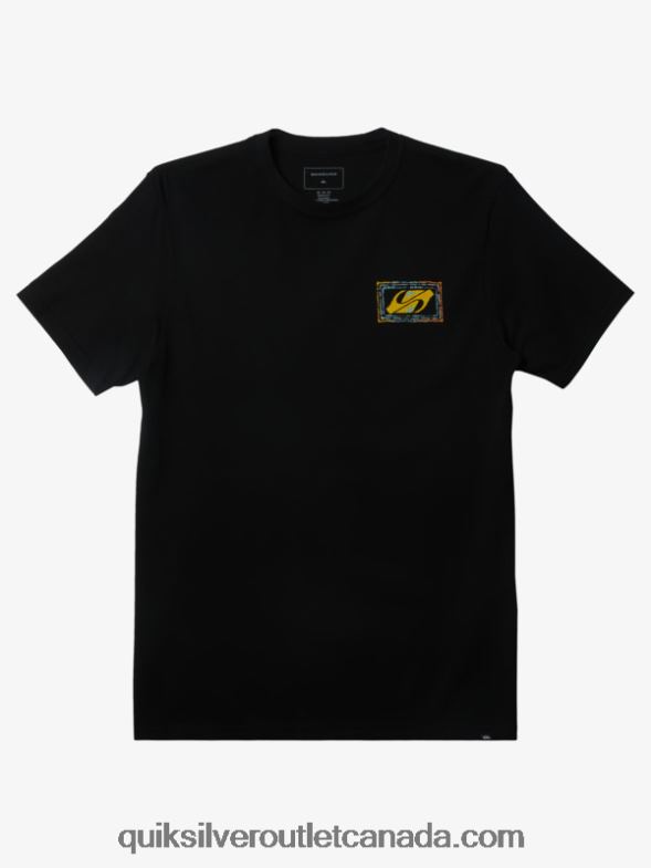 CA Quiksilver Men Echoed Beat T-Shirt black TX4R2720