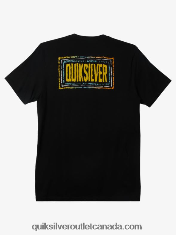 CA Quiksilver Men Echoed Beat T-Shirt black TX4R2720