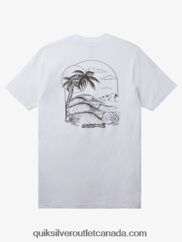 CA Quiksilver Men Escape Route T-Shirt white TX4R2120