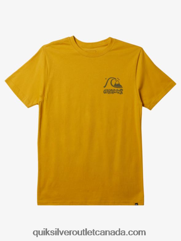 CA Quiksilver Men Escape Route T-Shirt yolk yellow TX4R2119