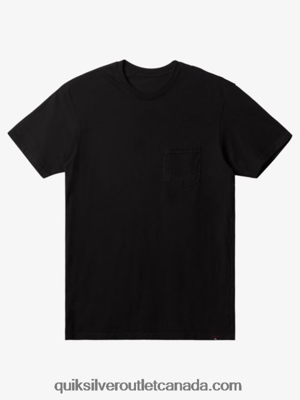 CA Quiksilver Men Everyday Pocket T-Shirt black TX4R2896