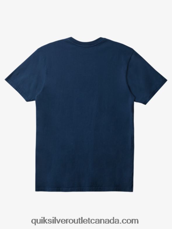 CA Quiksilver Men Everyday Pocket T-Shirt midnight navy TX4R2898
