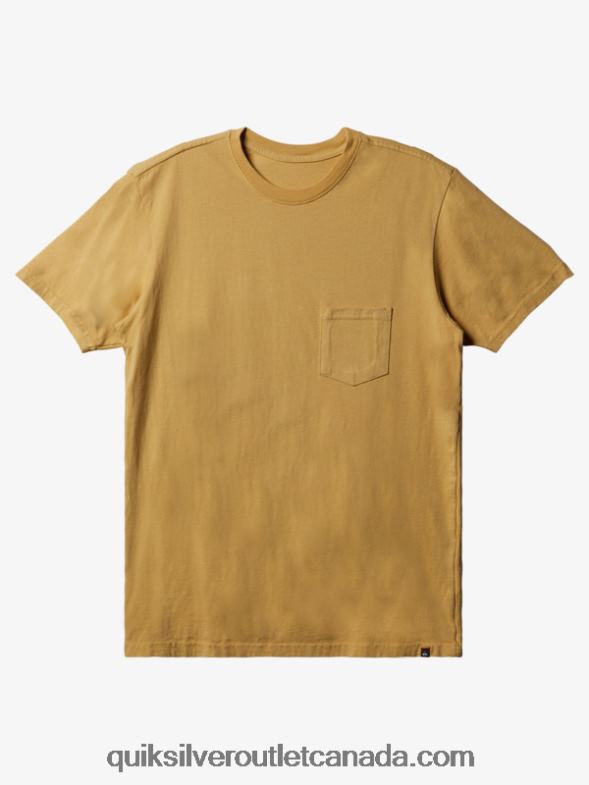CA Quiksilver Men Everyday Pocket T-Shirt ochre TX4R2895