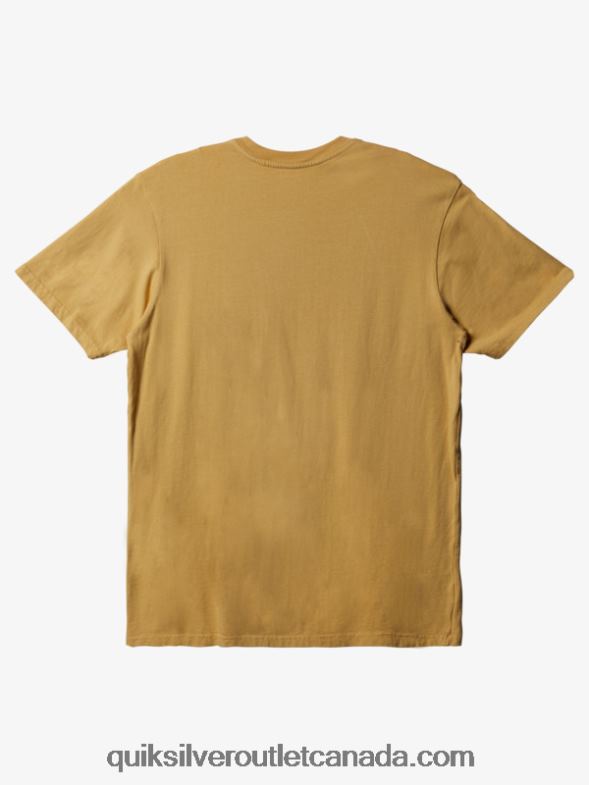 CA Quiksilver Men Everyday Pocket T-Shirt ochre TX4R2895