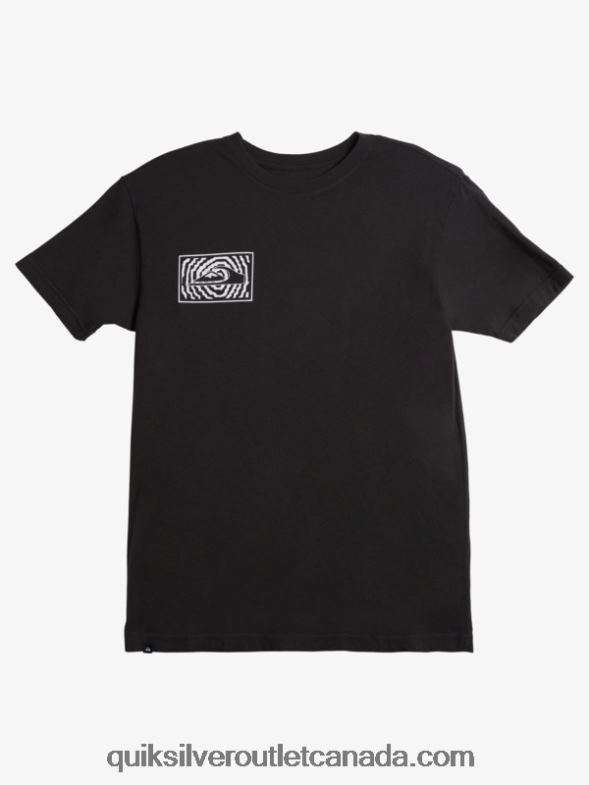 CA Quiksilver Men Fortuned Logo T-Shirt black TX4R2983