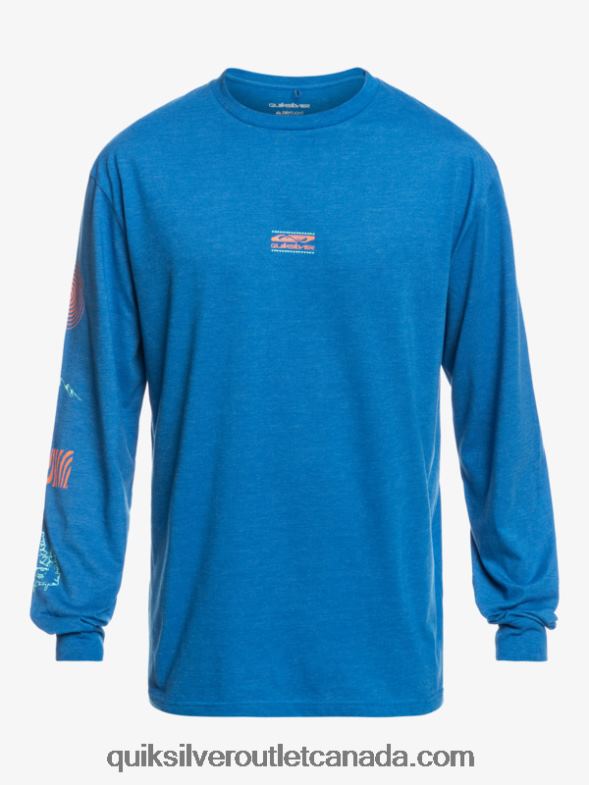 CA Quiksilver Men Fragment Of Nature Long Sleeve T-Shirt snorkel blue TX4R21038