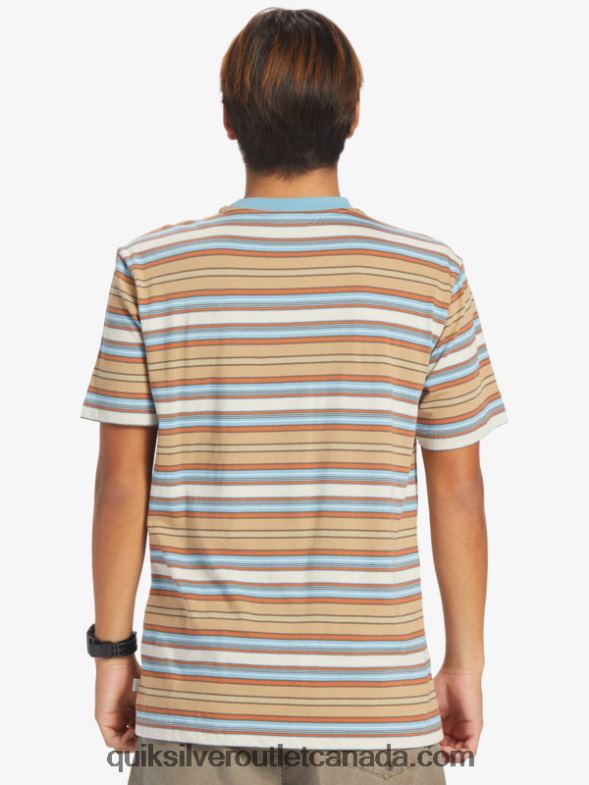 CA Quiksilver Men Geller Stripe T-Shirt geller taos stripe TX4R2631