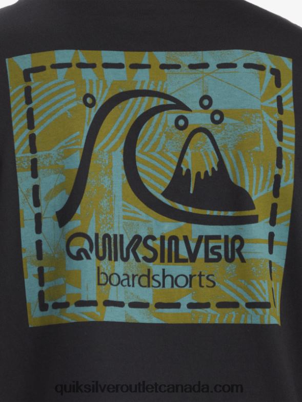 CA Quiksilver Men Gregg Kaplan Blank Canvas T-Shirt black TX4R21374