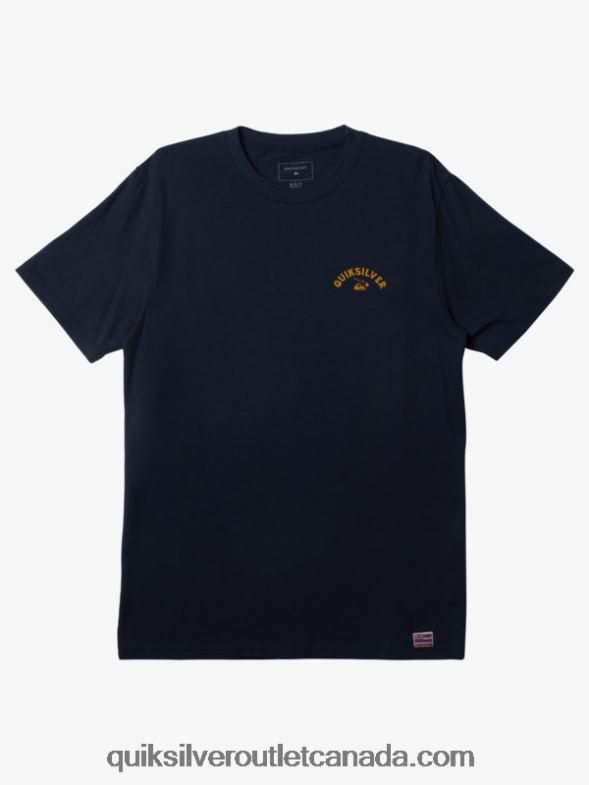 CA Quiksilver Men Hawaii Razor Tooth T-Shirt navy blazer TX4R2158