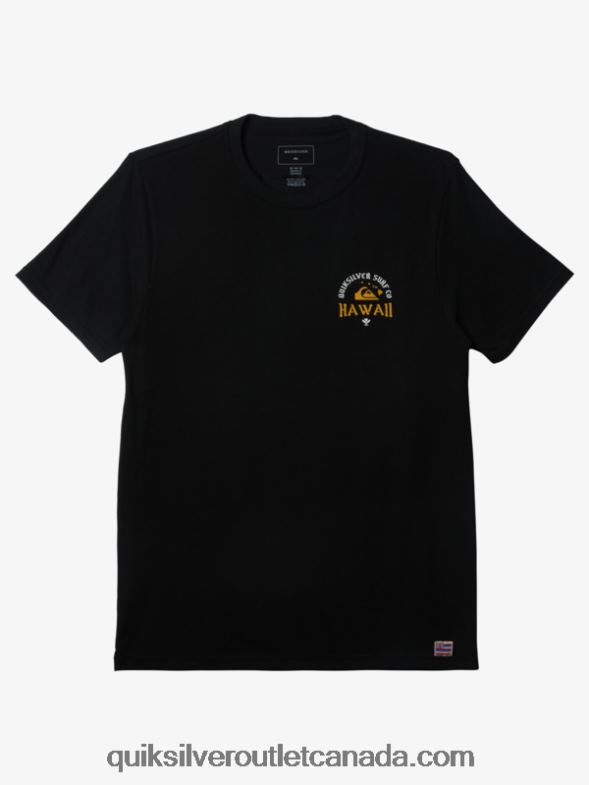 CA Quiksilver Men Hawaii Rooster Royal T-Shirt black TX4R2672