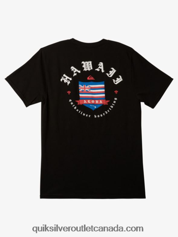 CA Quiksilver Men Hawaii Royalty T-shirt black TX4R2998