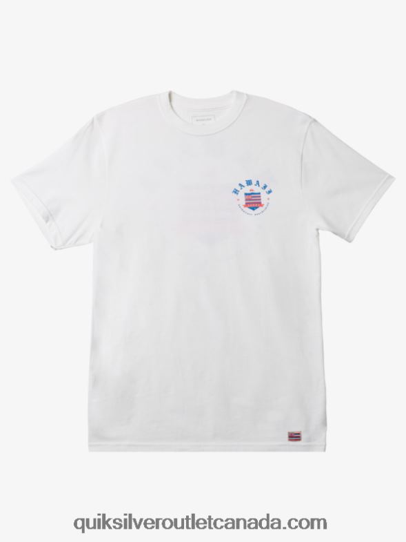 CA Quiksilver Men Hawaii Royalty T-shirt white TX4R2997