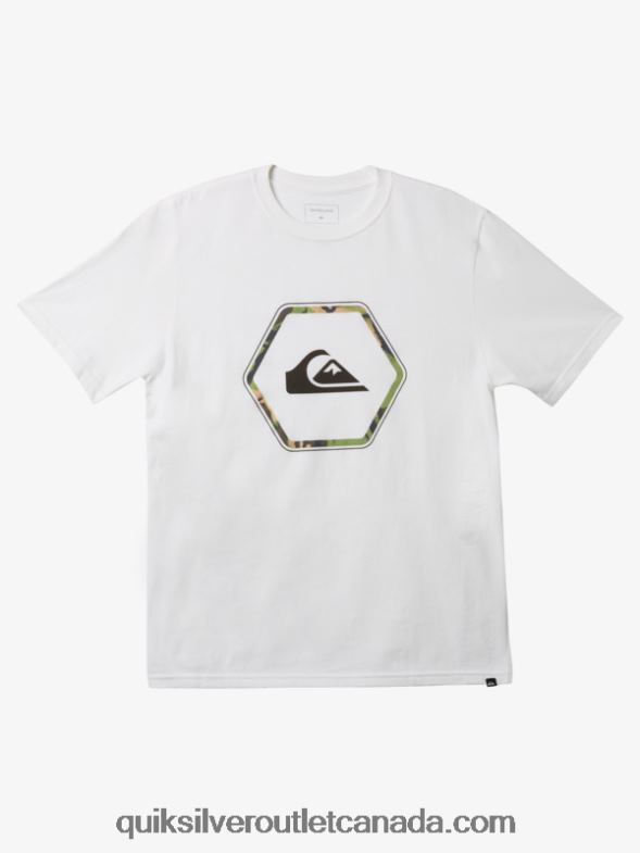 CA Quiksilver Men In Shapes T-shirt white TX4R21235