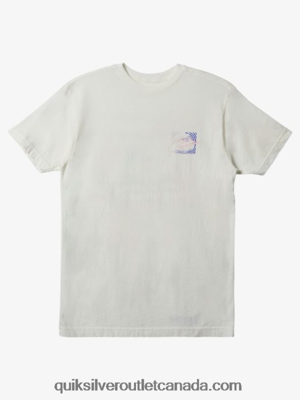 CA Quiksilver Men International Worldforce T-Shirt antique white TX4R2598