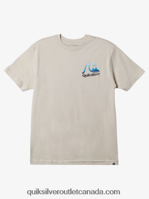 CA Quiksilver Men Island Time T-Shirt birch TX4R21626