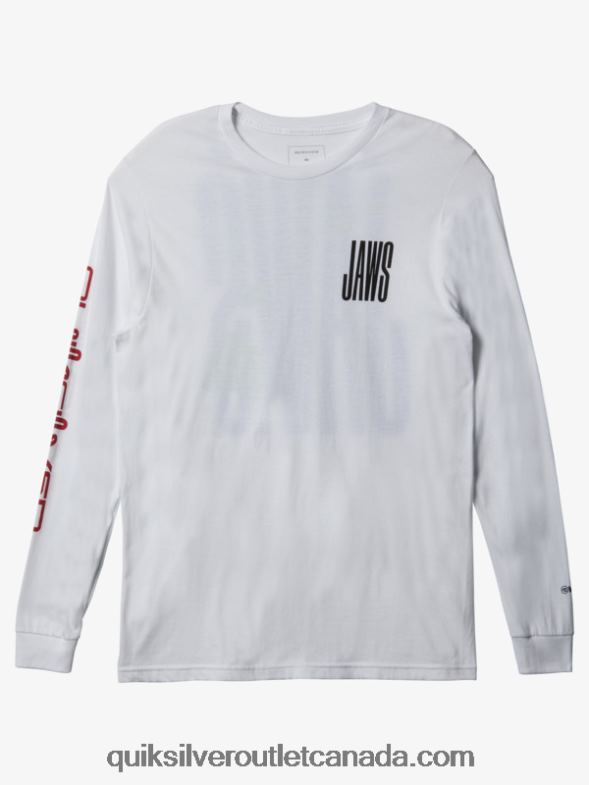 CA Quiksilver Men Jaws Big Wave Challenge Ls T-shirt white TX4R21425